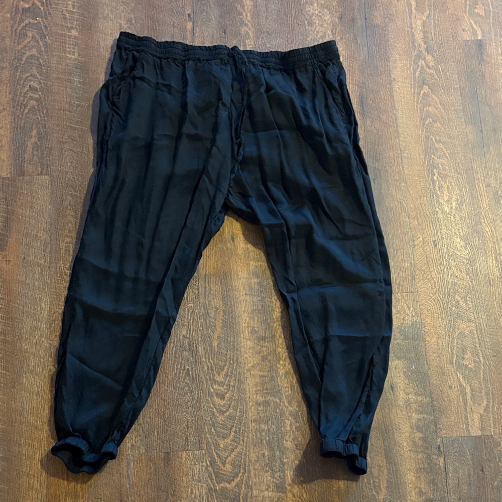 Johnny Was Black Jogger Pants